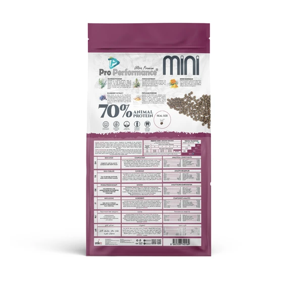 Pro Performance Ultra Premium Hipoalerjenik Kuzu Etli ve Yaban Mersinli Küçük Irk Yavru Köpek Maması 7 Kg - Resim 2