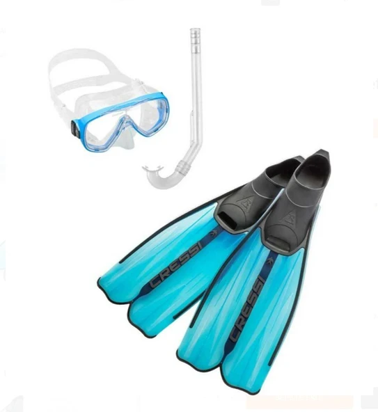 Cressi Rondinella Bag AQ Palet Maske Şnorkel Set 35/36 CA189235 ürün görseli