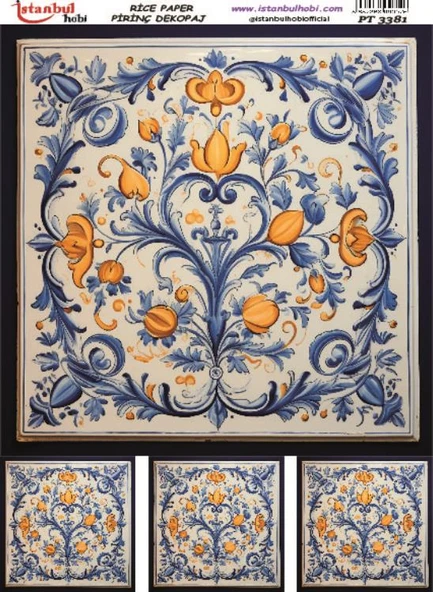 İSTANBUL HOBİ PİRİNÇ DEKOPAJ PT 3381 ürün görseli