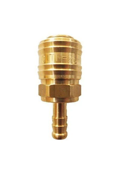 DEMİR CİVATA Hava Jakı 8 Mm Hortum Uçlu Stoper Gövde (kompresör Jakları) - 1