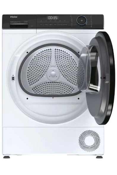 Haier 9 KG kurutma kapasitesi, Isı pompalı kurutma teknolojisi, A++ enerji sınıfı, Beyaz - Resim 2