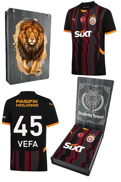 Galatasaray Orijinal Lisanslı 2024/25 Alternatif Siyah Forma - 7