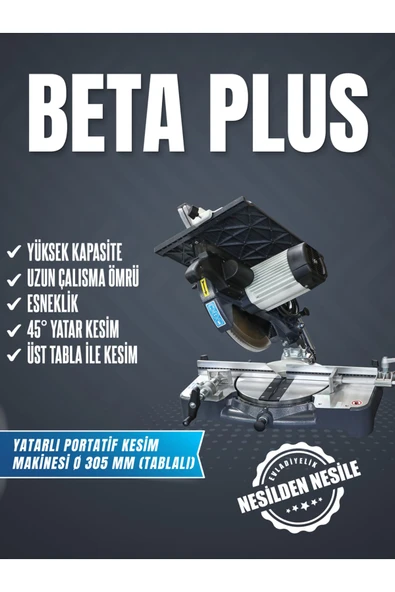 Özçelik Makine BETA PLUS PORTATİF YATARLI KESİM MAKİNESİ - 2
