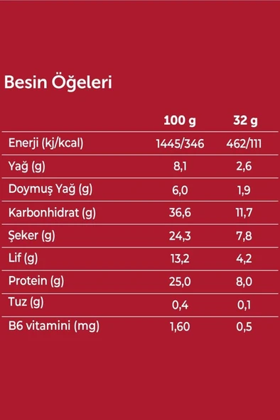 Protein Bar - Vanilyalı ve Kakaolu 32 gr x 12 Adet - 5