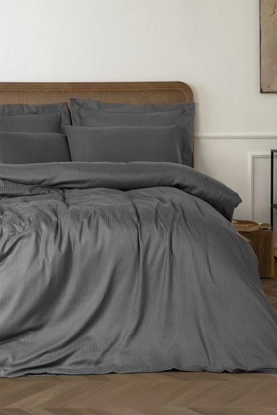 Çift Kişilik Nevresim Takımı Ten Craft Antrasit ürün görseli