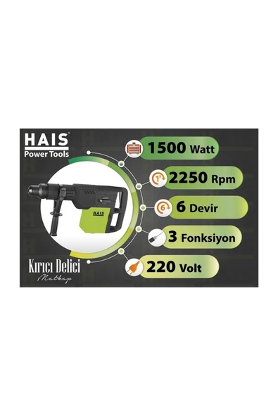 Hais Kırıcı Delici Matkap 11 Kg 1500w Z1c-zt2-52 - 2