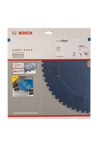Bosch Expert For Steel 254*25,40 Mm 60 Diş - 1