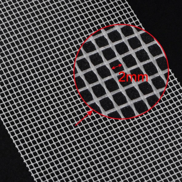 Yapışkanlı Derz Bandı 90 Metre İç Dış Cephe Sıva Filesi 5 cm Tamir Sıvası Yalıtım Montalama Bant - Resim 5