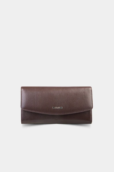 Guard Kahverengi Fermuarlı Hakiki Deri Kadın Cüzdanı P2221 ürün görseli
