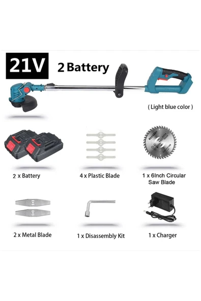 ÇİFT AKÜLÜ 3 BAŞLIKLI AKÜLÜ TIRPAN - 2