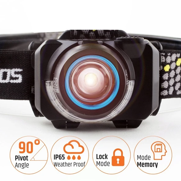 Evolite Eclipse 450 lm. IP65 Kafa Lambası - Resim 4