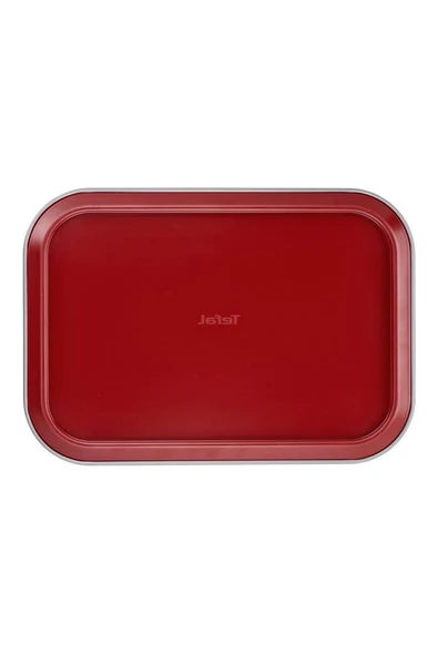 J1640514 Delibake 36x24 Cm Kelepçeli Kırmızı Kek Dikdörten Kalıbı - 2100104743 - Resim 2