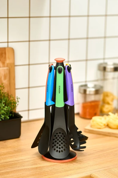 Rainbow 7 Parça Standlı Servis Seti ürün görseli