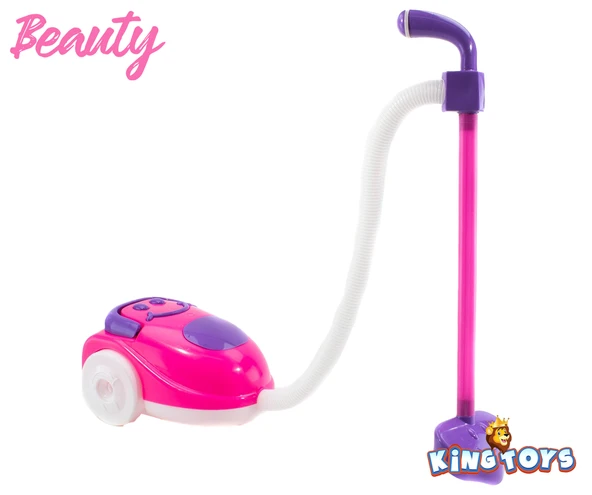 King Toys Beauty Elektrik Süpürgesi (pembe) - Resim 4