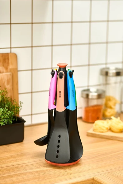 Rainbow 7 Parça Standlı Servis Seti - Resim 4