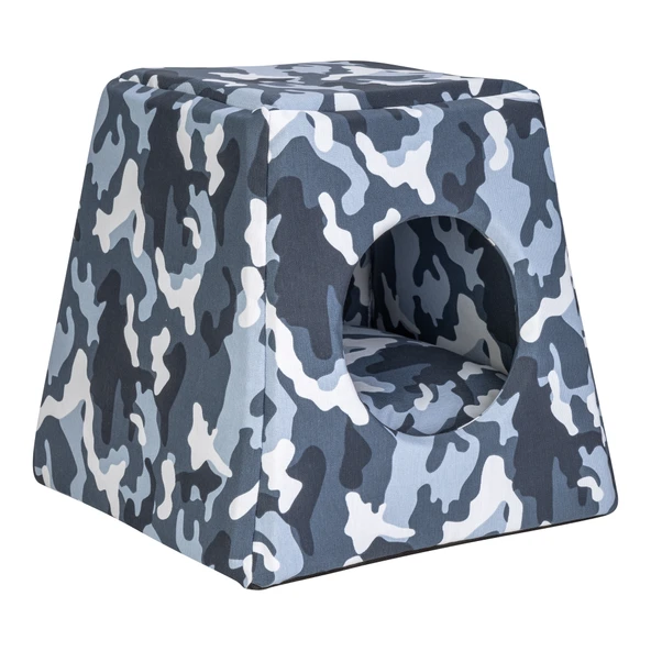 Pet Comfort Iglo Kedi Yatağı Camouflage 37x37x37cm - Resim 2