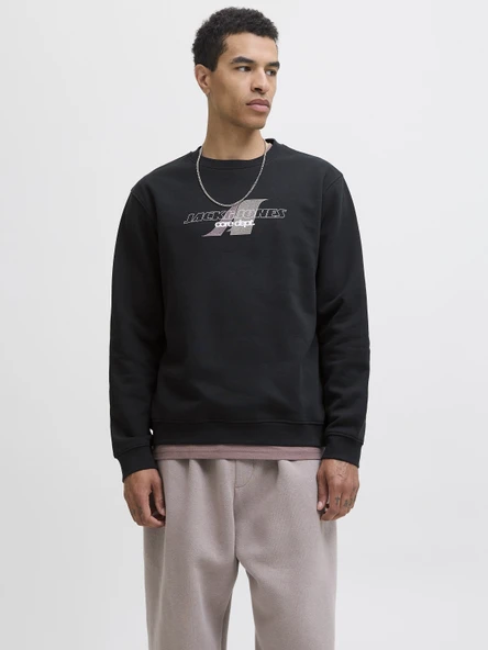 JACK JONES Yazı Baskılı Erkek Tişört 12282791 - Resim 2