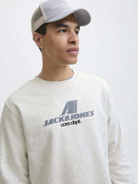 JACK JONES Yazı Baskılı Erkek Tişört 12282791 - Resim 4