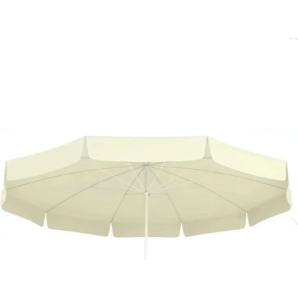 10 Telli Plaj Bahçe Balkon Şemsiyesi Eğilebilir 200 cm Kalın Kumaş - Resim 2