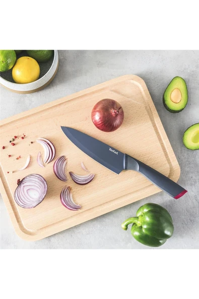Fresh Kitchen Paslanmaz Çelik Ahşap Blok & 5 Parça Bıçak Seti - 2100130351 - Resim 7
