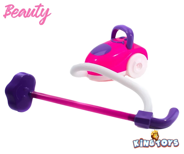 King Toys Beauty Elektrik Süpürgesi (pembe) - Resim 6