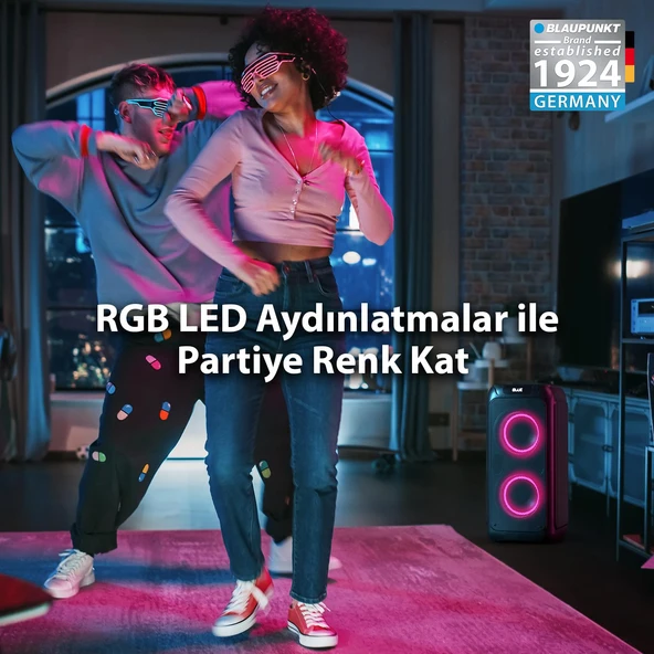 Blaupunkt PL800 Kablosuz Bluetooh Speaker Hoparlör Siyah - 7