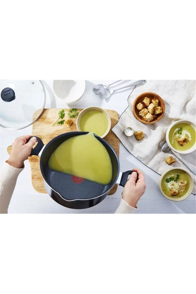 Titanyum 1x Familyday Difüzyon Tabanlı Derin Tencere - 24 Cm - Resim 5