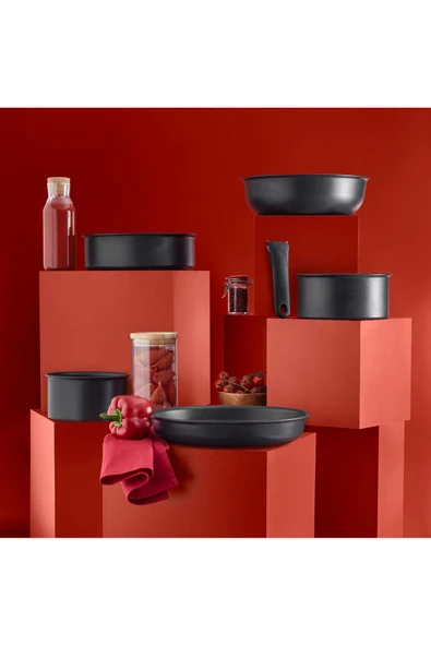 Titanyum 6X Mix 26 Cm İndüksiyon Tabanlı Wok Tava - 2100124948 - Resim 6