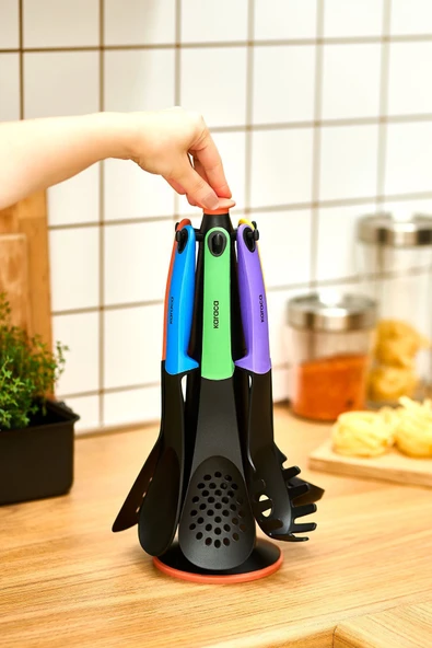 Rainbow 7 Parça Standlı Servis Seti - Resim 2