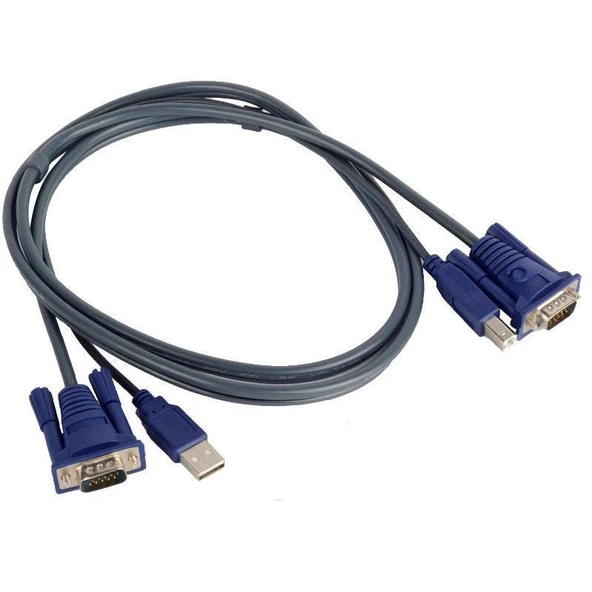 4535 Usb Kvm Switch Vga Yazıcı Adaptör Kablosu ürün görseli