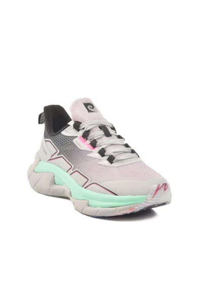 Pierre Cardin Gri Fileli Hafif Esnek Kadın Spor Ayakkabı PCI-11055 G - 3