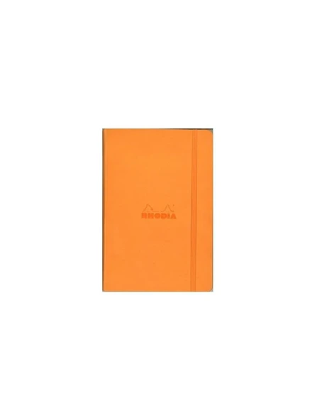 RHODIA DEFTER A6 SERT TURUNCU K.CIZGILI RW118068