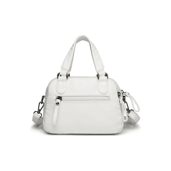 Mini Boy Yıkama Deri Elden Tutmalı Kadın Çantası 21-K Barcelona 1933 - 2