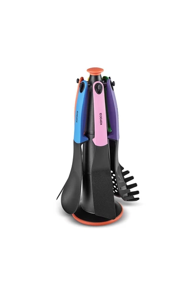 Rainbow 7 Parça Standlı Servis Seti - Resim 8