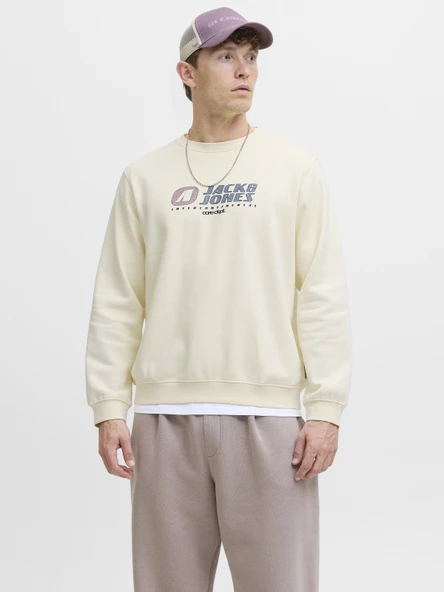 JACK JONES Yazı Baskılı Erkek Tişört 12282791 - Resim 6