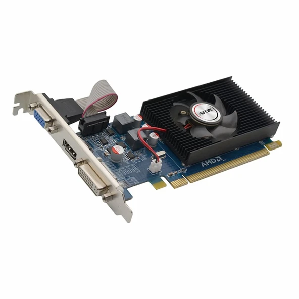 Afox Radeon R5 230 2GB DDR3 64Bit DVI/VGA/HDMI Ekran Kartı - Resim 3