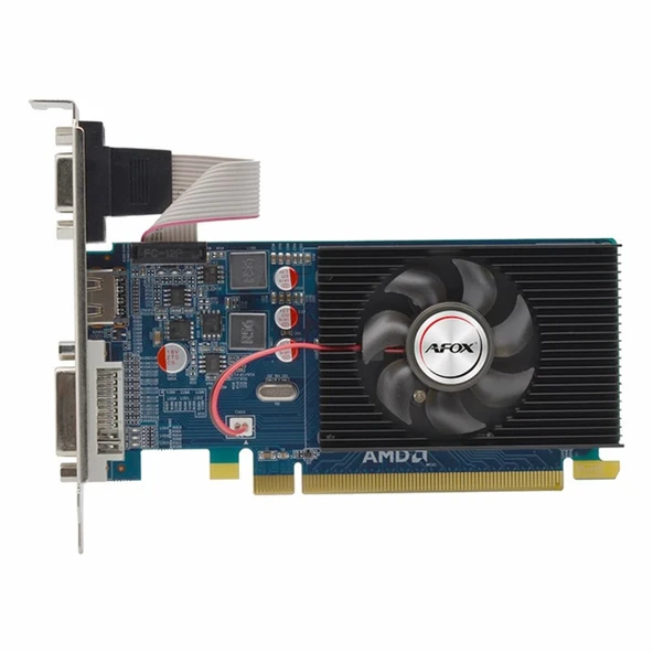 Afox Radeon R5 230 2GB DDR3 64Bit DVI/VGA/HDMI Ekran Kartı - Resim 2