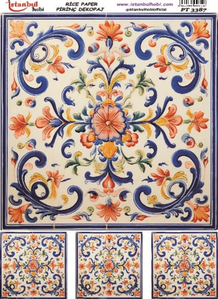 İSTANBUL HOBİ PİRİNÇ DEKOPAJ PT 3387 ürün görseli