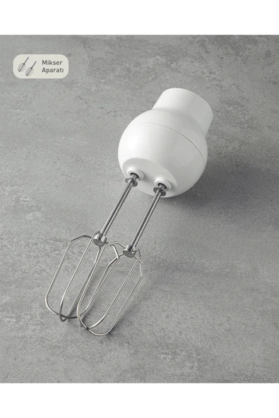 English Home Rmb 3001 4 Bıçaklı Multi Blender Seti Beyaz-bakır - Resim 4