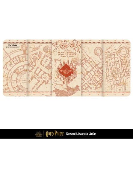 EXVEGA Harry Potter Marauders Map Mousepad XXL - 1