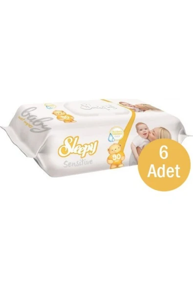 Sleepy Sensitive Islak Havlu 6'lı Paket ürün görseli