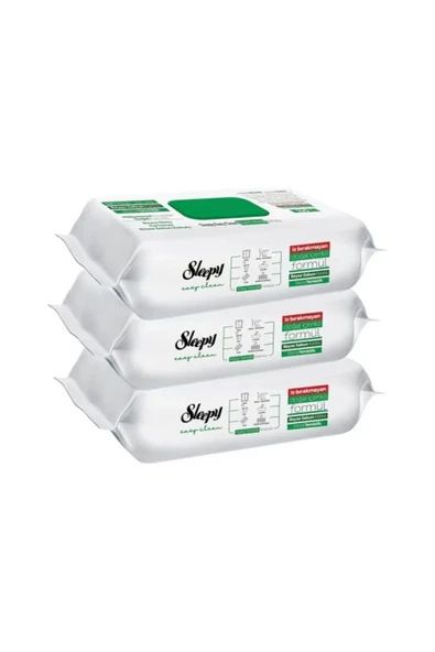 Sleepy Easy Clean Beyaz Sabun Katkılı Yüzey Temizlik Havlusu 3 Adet 3X100 300 Yaprak ürün görseli