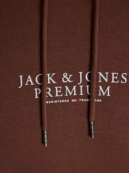JACK JONES Premium Erkek Kapüşonlu Sweatshirt 12216335 - Resim 3