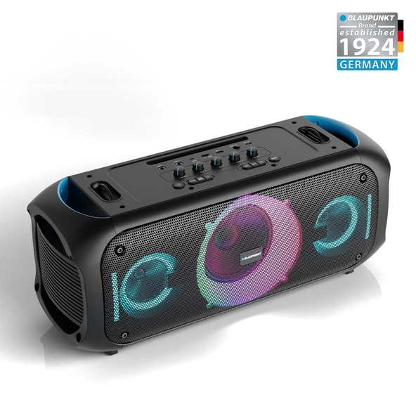 Blaupunkt PL700 Mikrofonlu Uzaktan Kumandalı Kablosuz Bluetooth Speaker Hoparlör Siyah - 3