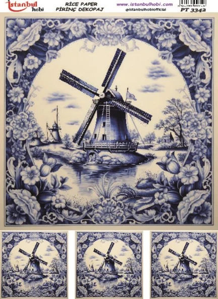 İSTANBUL HOBİ PİRİNÇ DEKOPAJ PT 3342 ürün görseli