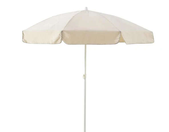 3 Adet Düvenci Krem Plaj Şemsiyesi - 10 telli - 2 M - Eğim Verilebilir - Resim 5