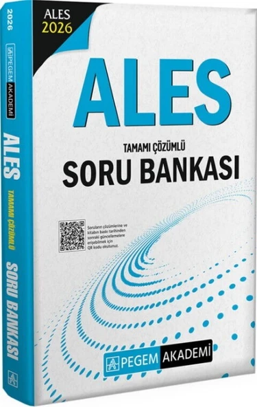 2026 ALES Tamamı Çözümlü Soru Bankası Pegem Yayınları - 1
