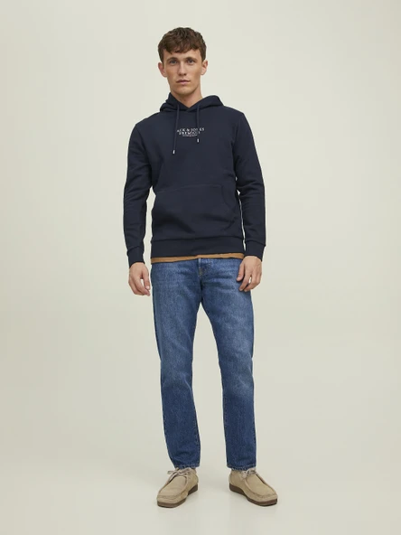 JACK JONES Premium Erkek Kapüşonlu Sweatshirt 12216335 - Resim 5