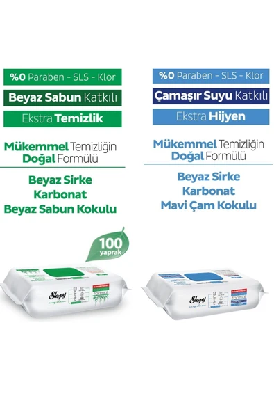 Sleepy Easy Clean Beyaz Sabun, Çamaşır Suyu, Arap Sabunu 3'lü Paket - Resim 2