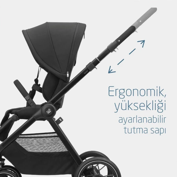 Maxi-Cosi Oxford Çift Yönlü Seyahat Sistem Olabilen Bebek Arabası Twillic Black - 11